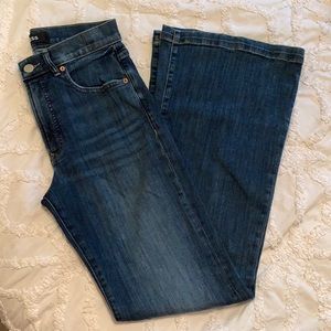 EXPRESS High Waisted Bell Flare